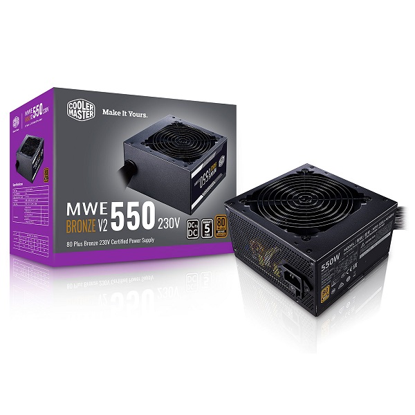 PSU COOLER MASTER MWE 550W 80+ BRONZE V2